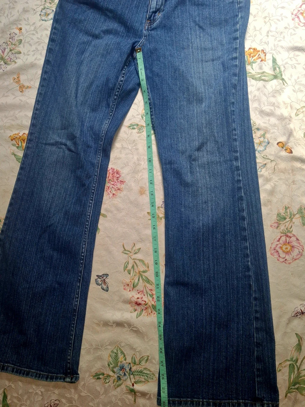 a.n.a Women's Blue Boot-Cut Jeans with Stud Accents - Picture 5 of 6